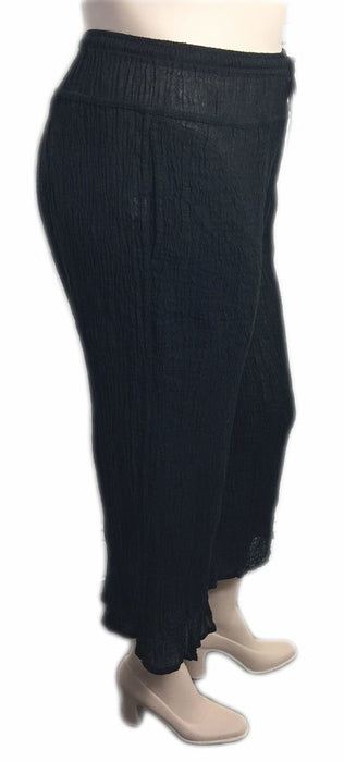 Cheyenne Black Linen Gauze Pants