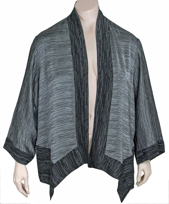 Dressori Silk Crinkle Kimono Jacket