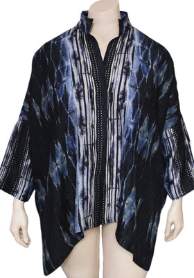 Dressori Shibori Cape Shirt