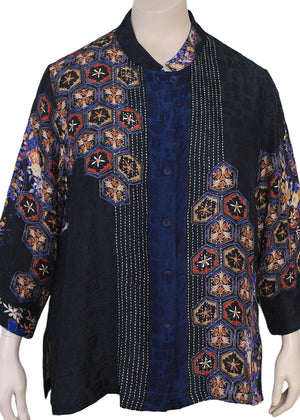 Dressori Mandarin Collar Blouse