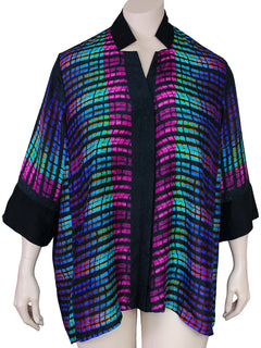 Dressori Plus Size Shibori Blouse