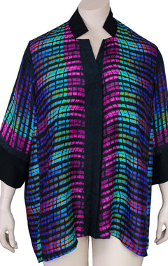 Dressori Plus Size Shibori Blouse