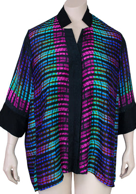 Dressori Plus Size Shibori Blouse