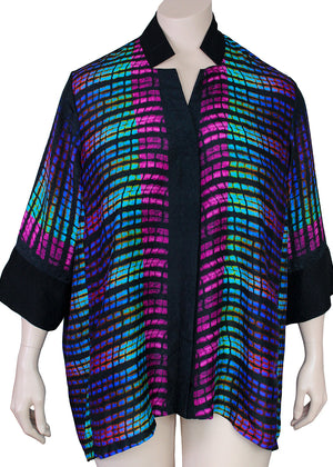 Dressori Plus Size Shibori Blouse