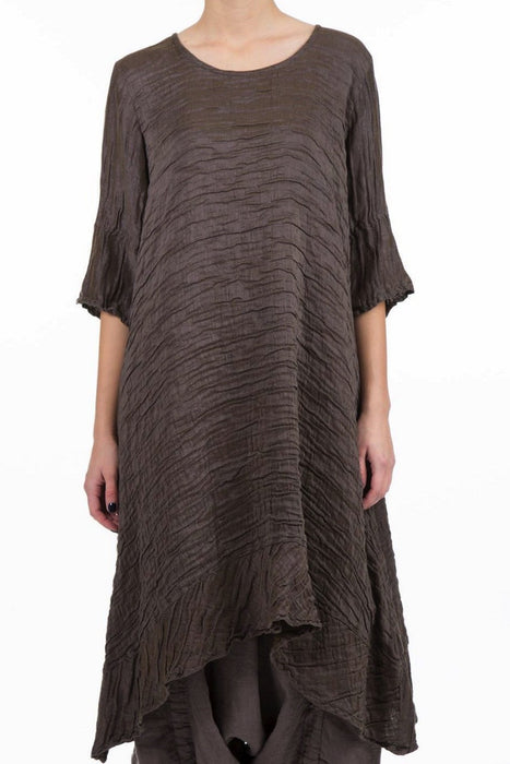 GRIZAS Silk Linen Long Tunic / Dress