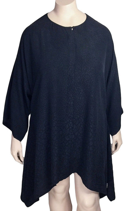 Dressori Black Silk Trapeze Blouse