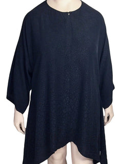 Dressori Black Silk Trapeze Blouse