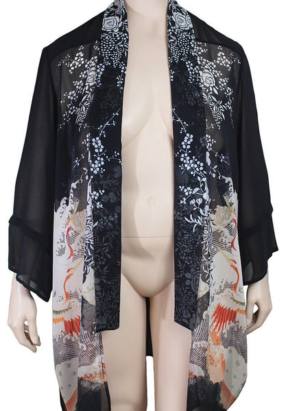 Dressori Silk Shawl Collar Duster