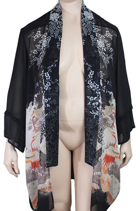 Dressori Silk Shawl Collar Duster