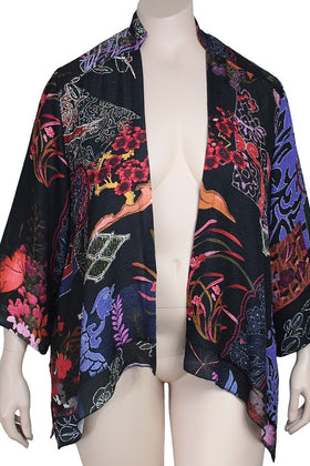 Plus Size Citron Santa Monica Silk Jacket