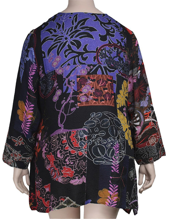 Dressori Kimono Sleeve Tunic Top —