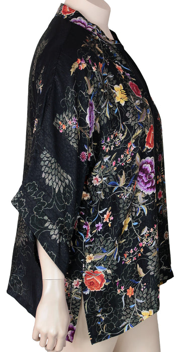 Dressori Plus Size Kimono Sleeve Blouse
