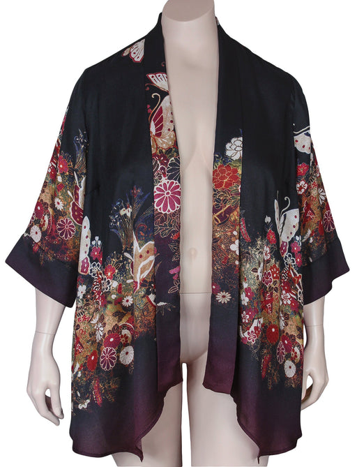 Paisley Dot Long Kimono Jacket, MultiP – Alembika U.S.