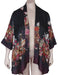 Dressori Plus Size Print Kimono Jacket