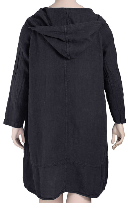 GRIZAS Hooded Linen Jacket