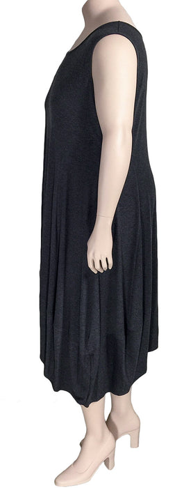 Comfy USA Plus Size Lisa Dress - SIDE VIEW