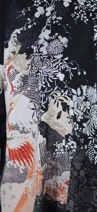 Dressori Cranes Kimono Print