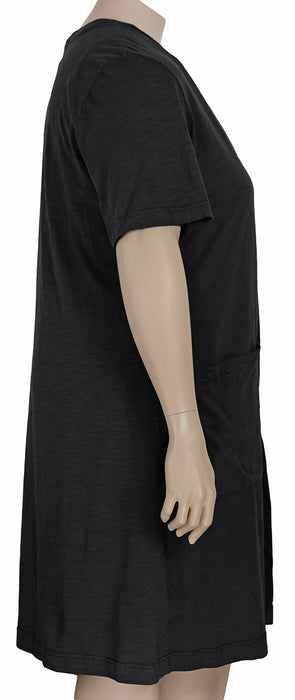 Kleen Cotton Jersey Elbow Sleeve Cardigan / Duster